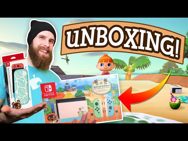 Animal Crossing Switch Console - Unboxing & Review!