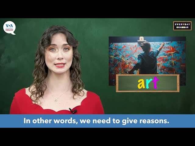 Everyday Grammar TV: Talking about Art, Part 2