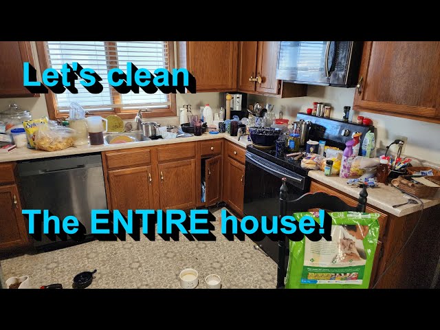 Surprise cleaning an elderly woman's house for FREE!