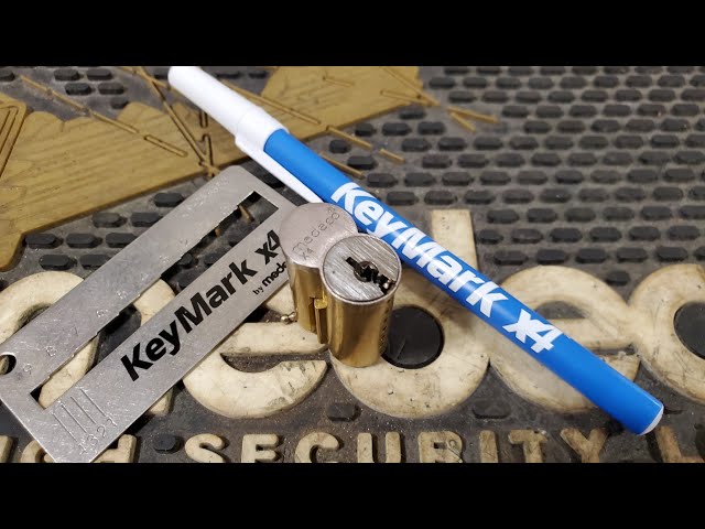 Medeco x4 Keymark 7 Pin SFIC Picked & Gutted [6]