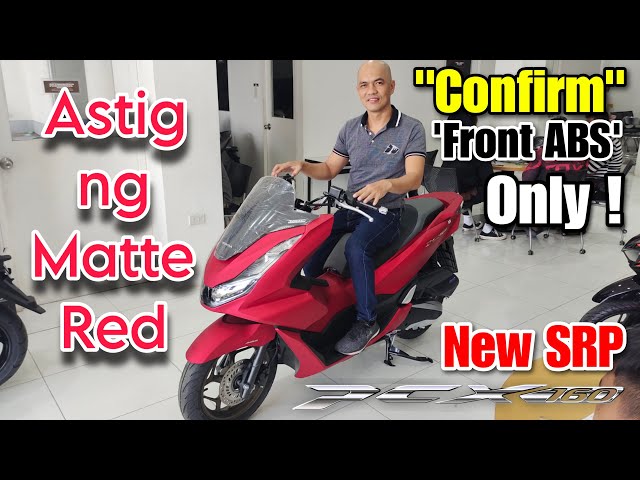 2023 Honda PCX 160  ABS - Matte Red color Specs Price at Installment - Bibili ka ba?