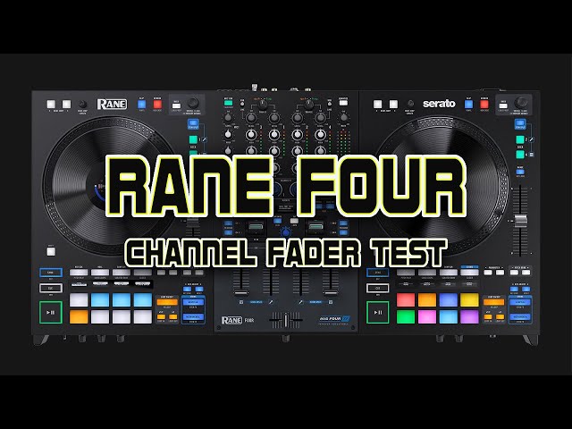 RANE FOUR  IS THE FADERS GOOD?