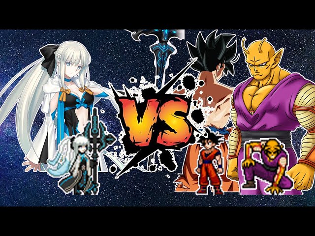 Morgan OP VS Goku Kakumei MUI OP & Orange Piccolo OP | MUGEN 1.1
