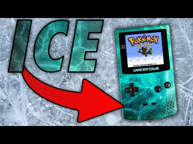 I Made a Game Boy Out Of Ice | Black Ice Shell