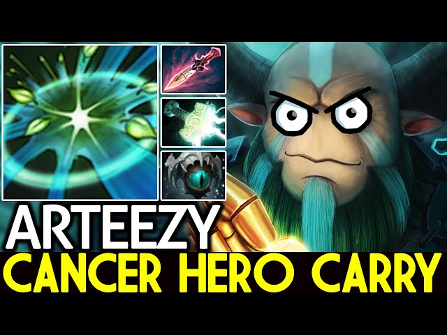 ARTEEZY [Nature Prophet] Cancer Hero Carry Right Click Build Dota 2