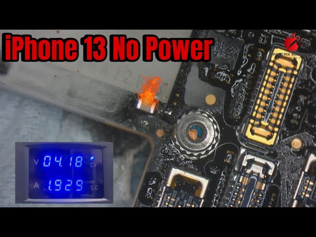 iPhone 13  No Power | Capacitor Shot | AppleFixSolutions