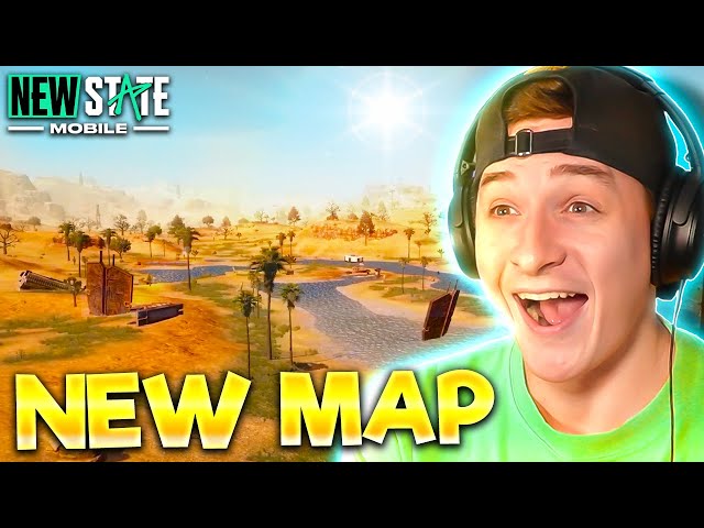 NEW MAP LAGNA GAMEPLAY REACTION! NEW STATE MOBILE