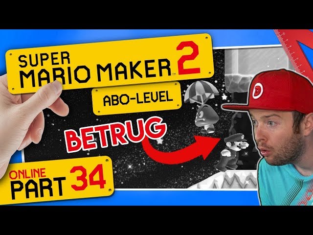 SUPER MARIO MAKER 2 ONLINE 👷 #34: Betrug in New Super Mario Galaxy & herausfordernde Giant Jack
