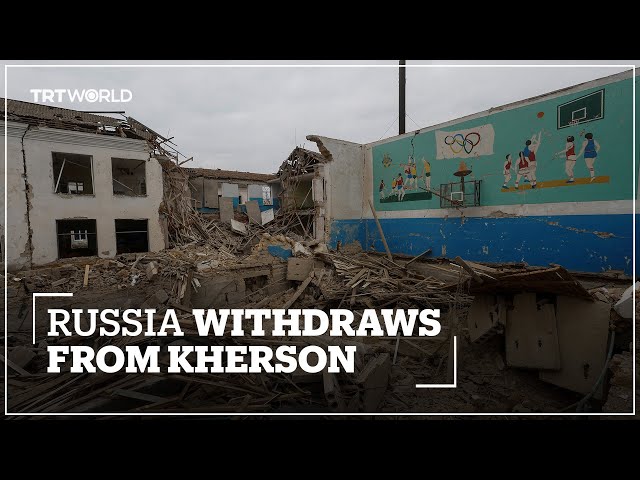 Russia orders military to withdraw from Ukraine's Kherson
