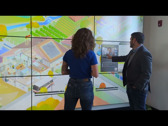 Animated Interactive Touch Wall for Chelan County PUD Promotes Utility Savings and Conservation