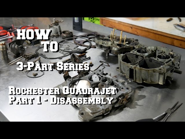 How To Quadrajet Carburetor Rebuild - Part 1 - Removal and Disassembly