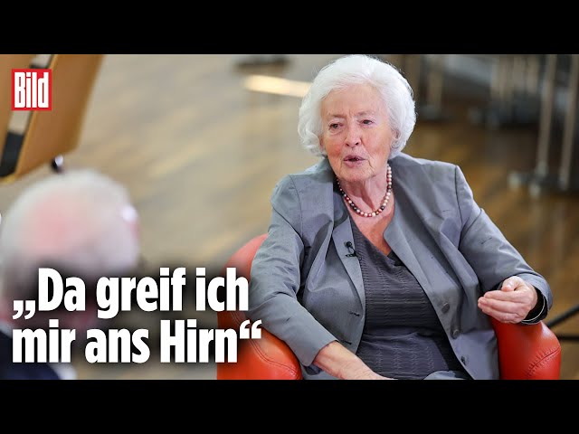 SPD-Legende Renate Schmidt über die Ampel (Scholz, Habeck, Lindner, Baerbock) | BILD-Talk