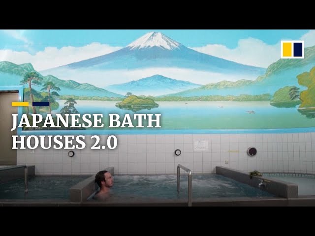 Traditional Japanese public bath houses upgraded to stay in business