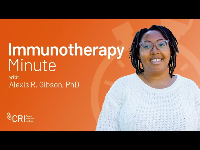Immunotherapy Minute: Extrusion & Intestinal Health with CRI BMS Fellow Dr. Alexis Gibson