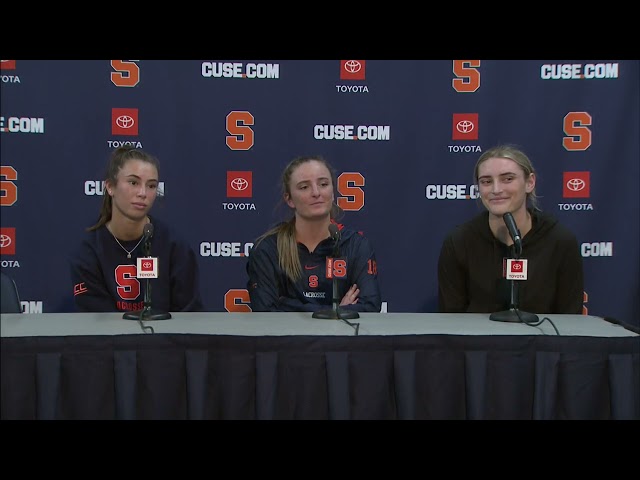 Syracuse Players Postgame Press Conference 4/9