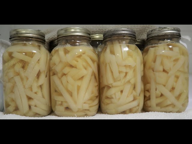 Canning Potatoes - The French Fry Cut