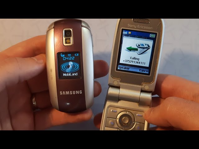 Incoming call & Outgoing call at the Same Time Samsung SGH-E530 + Sony Ericsson Z520i