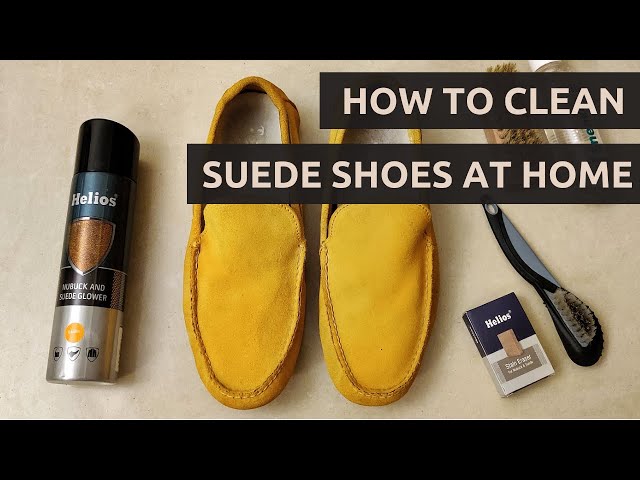 How to clean SUEDE SHOES