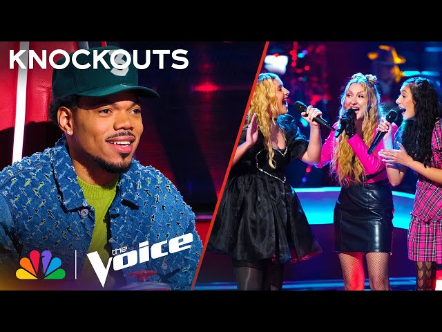 Sister Trio Sorelle Sings The Jacksons' "Blame It On the Boogie" | The Voice Knockouts | NBC