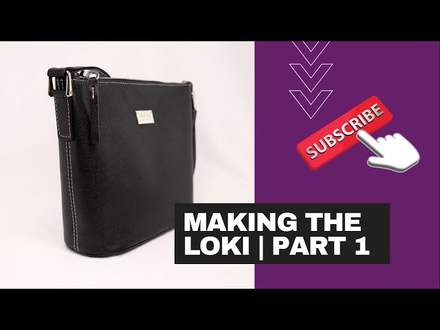 Making a leather crossbody bag | MYTH Leather Co. | Loki