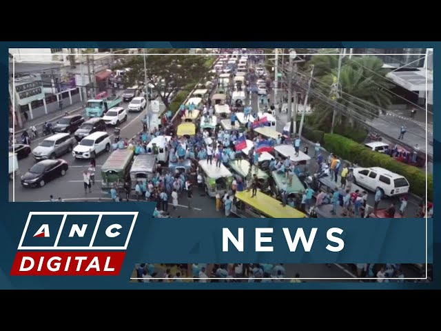Transport groups vow to hold more protests against PUV modernization program | ANC
