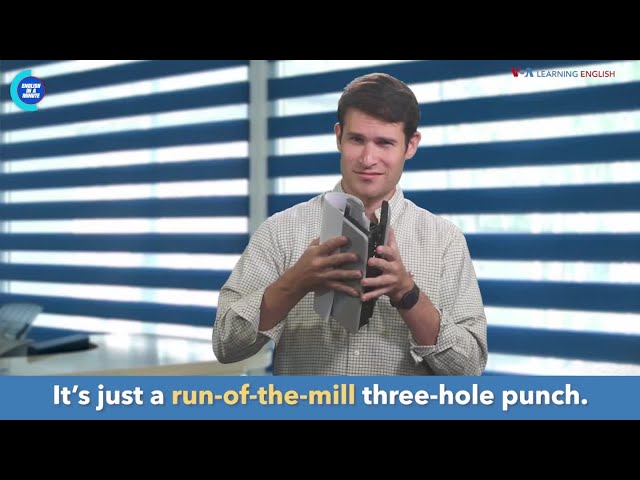English in a Minute: Run-of-the-Mill