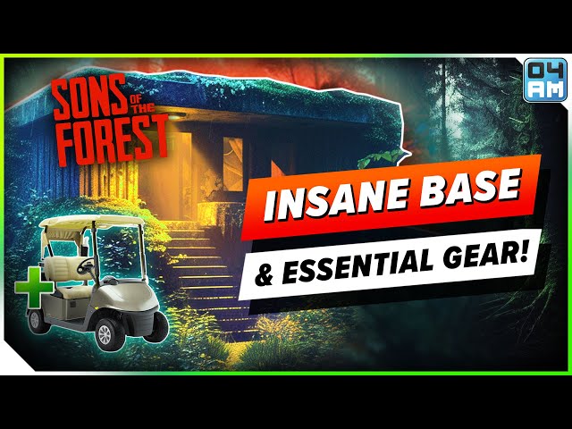 Sons of The Forest ULTIMATE Base Build & Essential Gear To Dominate Early!