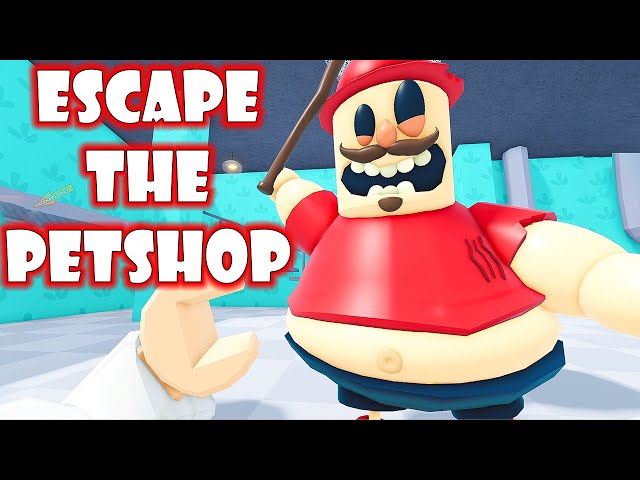 ESCAPE the PETSHOP (First Person Obby) HARD MODE - TOP TIME! Roblox Gameplay Walkthrough [4K]