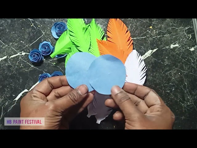 Republic Day Paper Craft || Diy For Republic Day || HB Paint Festival
