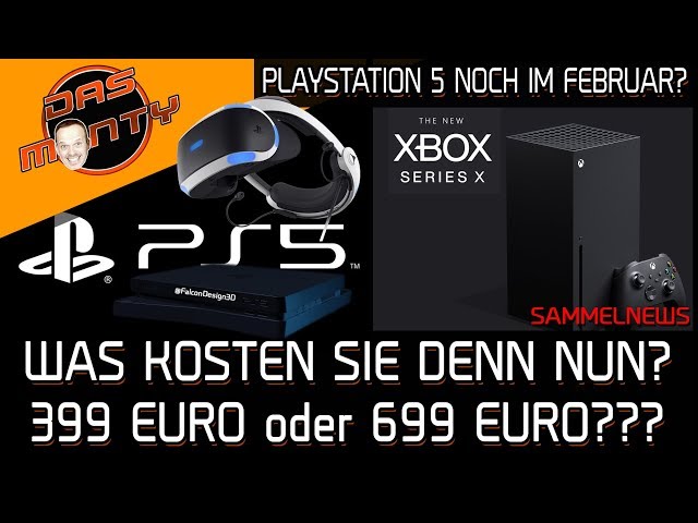 Playstation 5 + Xbox Series X - Was kosten sie? | PS5 noch im Februar? | PSVR2 | DasMonty