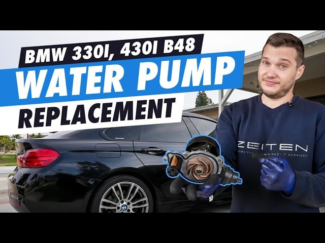 DIY BMW B48 Water Pump Replacement F-Series (330i, 430i)