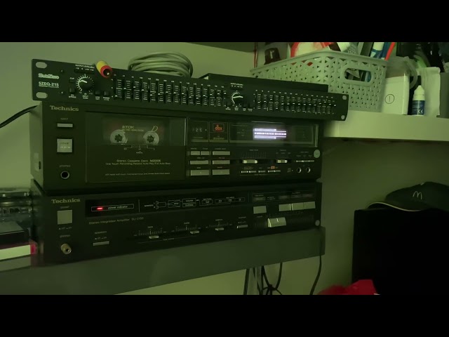 Technics M233X Cassete Deck - TDK D90 - Dolby C NR