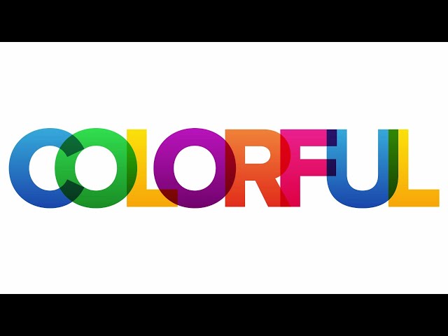 Create Colorful Overlapping Text in Photoshop