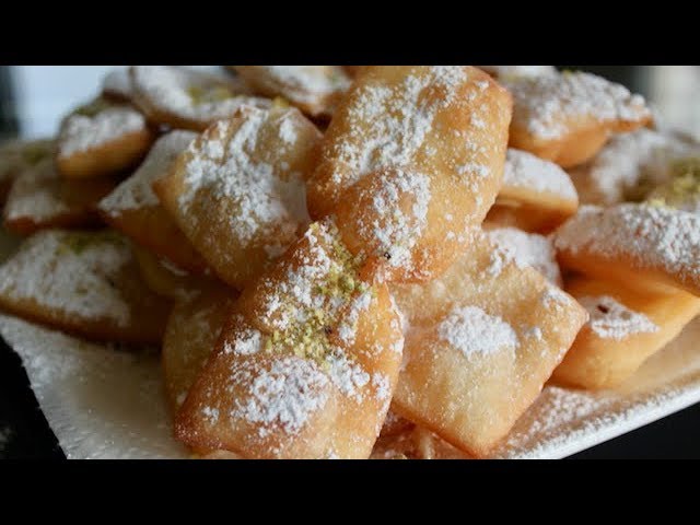 Crunchy Bows Cookies  - Ghosh E Feel -  گوش فيل - Afghan Cuisine