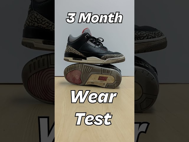 Wearing the Black Cement AJ3s for 3 Months // #kotd #sneakers #sneakerhead #review