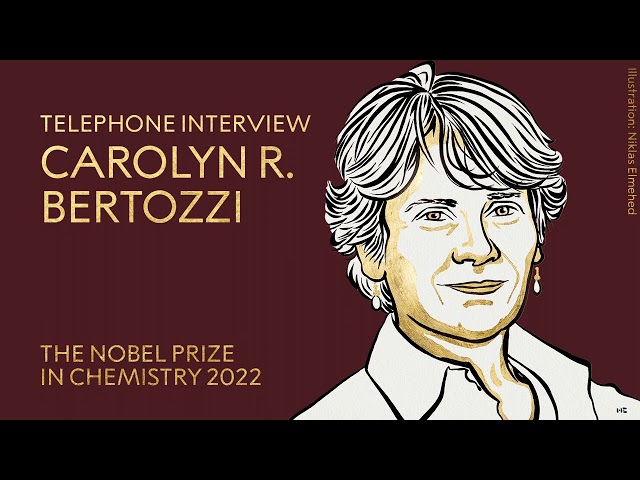 First reactions | Carolyn Bertozzi, Nobel Prize in Chemistry 2022 | Telephone interview
