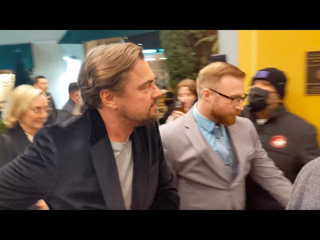 Leonardo DiCaprio at 'Killers of the Flower Moon' Golden Globe Event