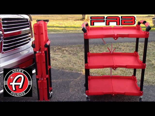 New Collapsible Detailing Cart from Adam's Polishes!