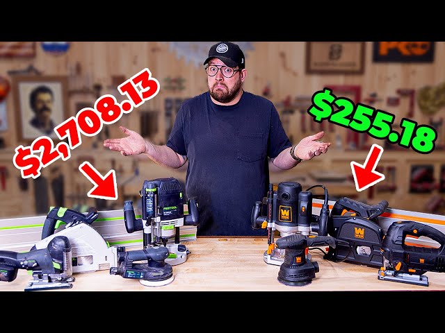 I Test Cheap vs. Expensive Woodworking Tools