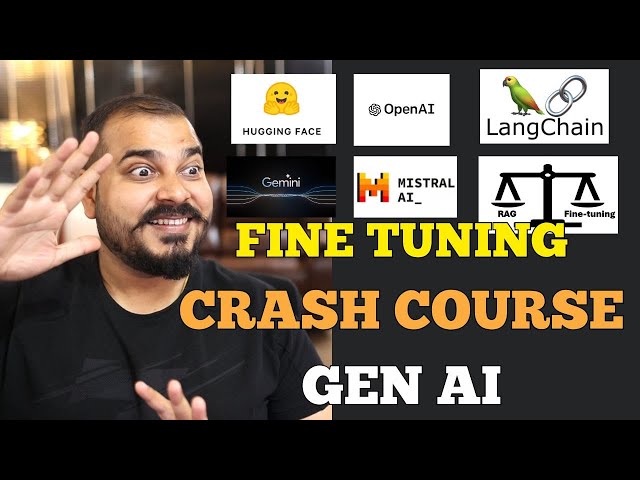 Generative AI Fine Tuning LLM Models Crash Course