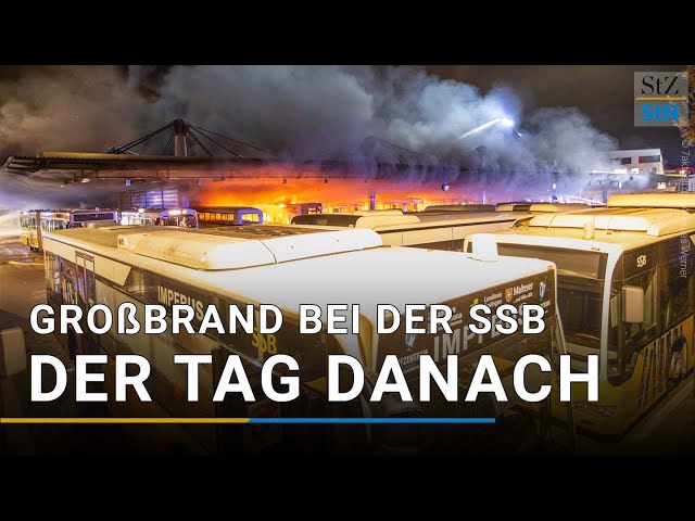 Großbrand in Stuttgart-Ost: Das berichtet ein Augenzeuge