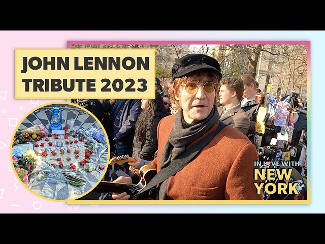 John Lennon 43rd Death Anniversary 2023 - We met John Lennon at Strawberry Fields, NYC