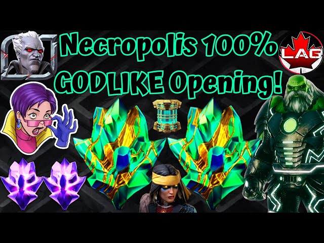 My Best Crystal Opening Ever! Triple Titans! x5 Basic 7-Stars! Necropolis 100% Supercharged Rewards!