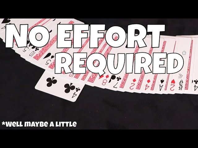 REVEALED: The LAZIEST Magician FOOLER Card Trick!