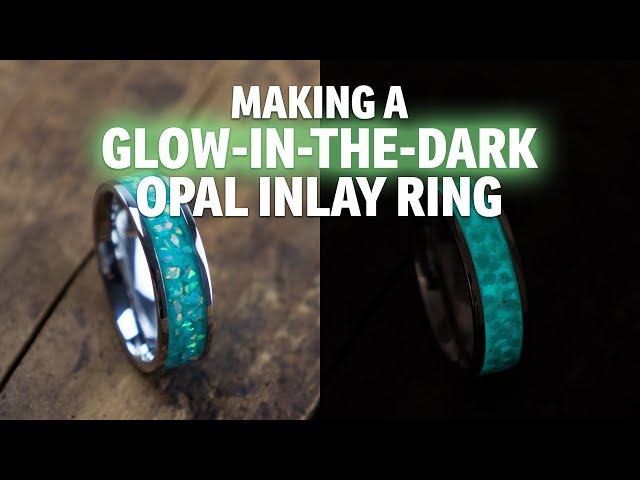 Making a Glow-In-The-Dark Opal Inlay Ring (In-Depth)