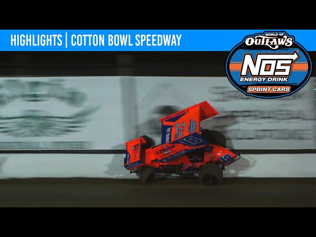 World of Outlaws NOS Energy Drink Sprint Cars | Cotton Bowl Speedway | March 15, 2024 | HIGHLIGHTS
