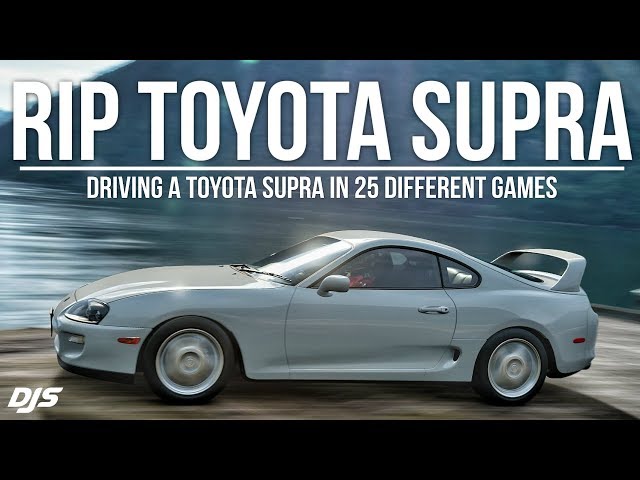 RIP TOYOTA SUPRA!!! Driving a Toyota Supra in 25 Different Racing Games