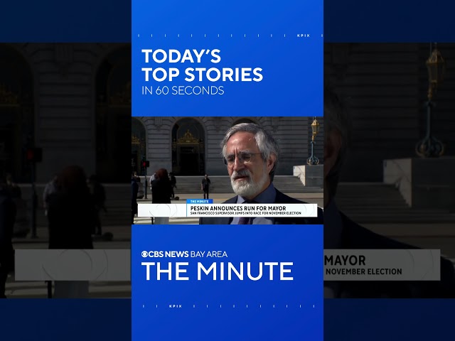 The Minute: The Athletics move to Sacramento, Supervisor Aaron Peskin for SF Mayor, & a fire rescue