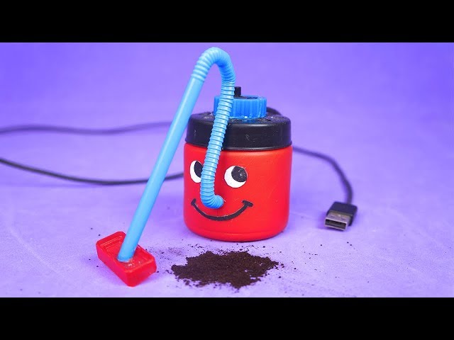 Amazing Mini USB Vacuum Cleaner Toy with DC Motor