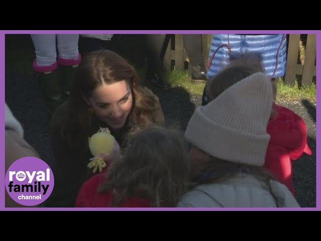 The Duchess of Cambridge Charms Families During Visit to Open Farm in Northern Ireland